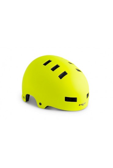 MET ZONE bicycle helmet, yellow mat, size L