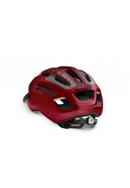 MET ALLROAD bicycle helmet, red matt, size L