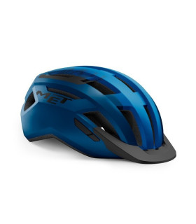 MET ALLROAD bicycle helmet, blue mat, size L