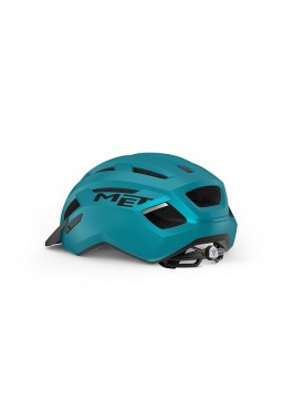 MET ALLROAD bicycle helmet, blue matt, size L