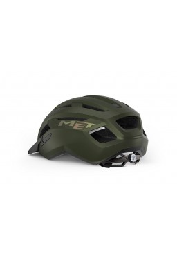 MET ALLROAD bicycle helmet, olive matt, size L