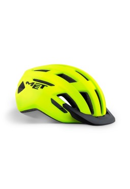 MET ALLROAD bicycle helmet, yellow matt, size L