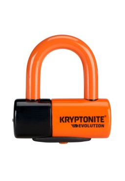 Zapięcie KRYPTONITE Blokada tarczy hamulcowej EVOLUTION SERIES 4 DISC LOCK 4.8x5.4cm Orange Premium Pack