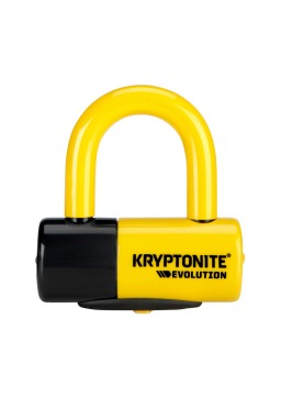 Zapięcie KRYPTONITE Blokada tarczy hamulcowej EVOLUTION SERIES 4 DISC LOCK 4.8x5.4cm Żółte