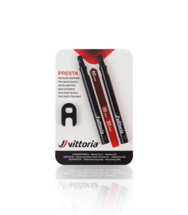 Przedłużka zaworu Vittoria 20 mm blister 2 szt. + klucz