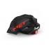 MET CRACKERJACK kids bicycle helmet, black red, size unismall