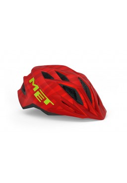 MET CRACKERJACK kids bicycle helmet, red, size unismall