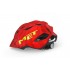 Kask rowerowy dla dzieci MET CRACKERJACK, czarny, zielony napis, rozmiar unismall