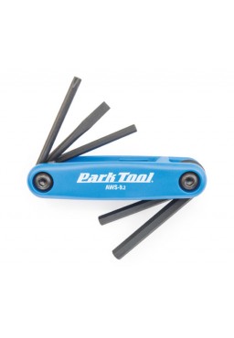Park Tool AWS-9.2 Fold-Up Hex Wrench Set Flat Blade/T25/4/5/6 mm