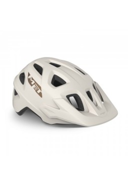 MET ECHO bicycle helmet,  white bronze matt, size L