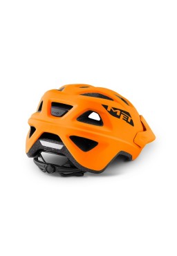 Kask rowerowy MET ECHO, pomarańczowy matowy, rozmiar L