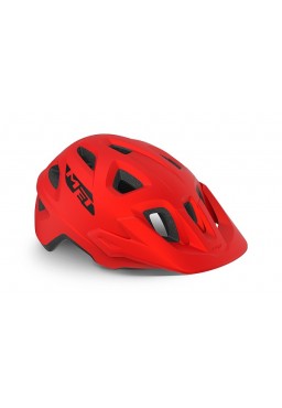 Kask rowerowy MET ECHO, czerwony matowy, rozmiar M