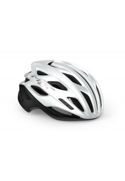 Kask rowerowy MET ESTRO MIPS, biały połysk, rozmiar L