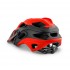 MET LUPO bicycle helmet, red black, size L