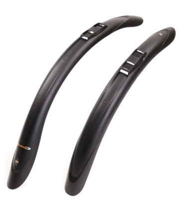 SKS ATB 60  26'' Front and  Rear Silver MudGuard Set