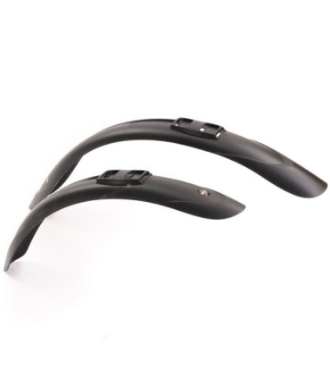 SKS ATB 60  26'' Front and  Rear Silver MudGuard Set