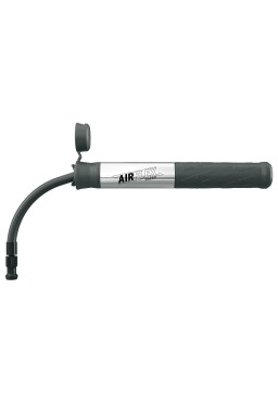 SKS Airflex Racer Silver Bike Pump with a pull-out hose