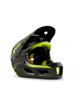 Kask rowerowy MET PARACHUTE MCR MIPS, czarno-zielony, rozmiar M