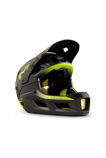 Kask rowerowy MET PARACHUTE MCR MIPS, czarno-zielony, rozmiar L