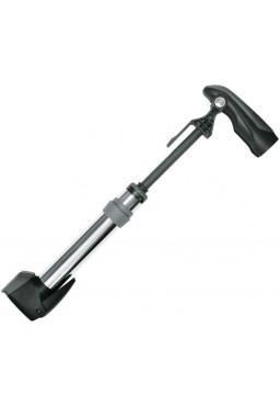 SKS Injex T-Zoom Silver Bike Pump with an integrated telescopic function
