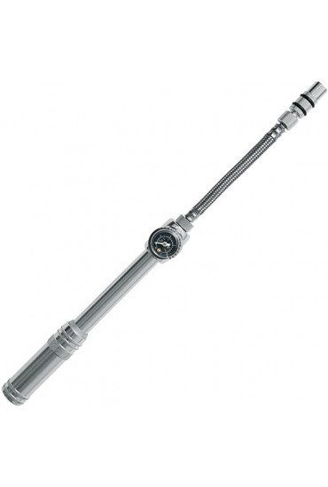 SKS Injex T-Zoom Silver Bike Pump with an integrated telescopic function