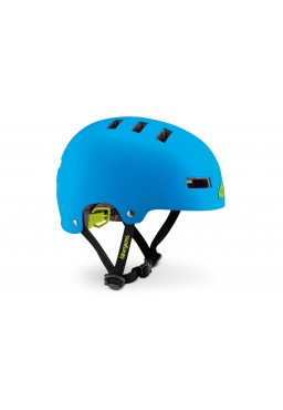 Kask rowerowy Bluegrass SUPER BOLD, cyjan matowy, rozmiar L