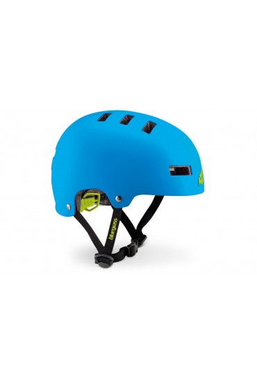 Kask rowerowy Bluegrass SUPER BOLD, cyjan matowy, rozmiar L