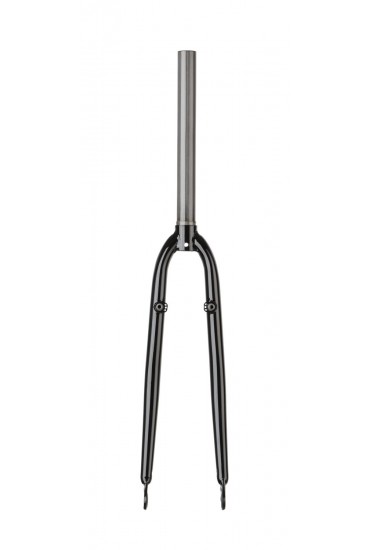 Widelec trekingowy 1-1/8" 700C, czarny, stalowy