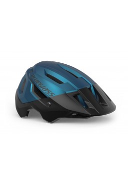 Kask rowerowy Bluegrass ROGUE, czarno-niebieski matowy, rozmiar L