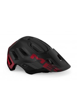 Kask rowerowy MET ROAM MIPS, czarno-czerwony, rozmiar M