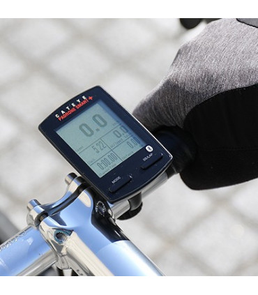 CatEye PADRONE SMART+ CC-SC100B Computer + Speed/Cadence and Heart Rate sensor Black 