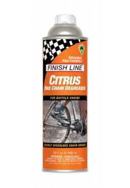 Finish Line Citrus Bike Chain Degreaser 600ml metal bottle