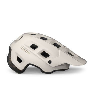 Kask rowerowy MET TERRANOVA, biało-brązowy, rozmiar L