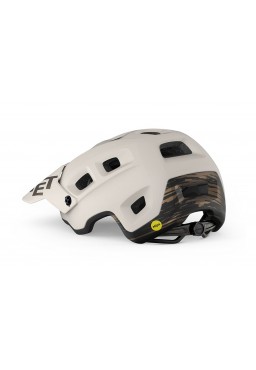 Kask rowerowy MET TERRANOVA MIPS, biało-brązowy, rozmiar L