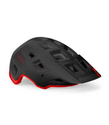 Kask rowerowy MET TERRANOVA MIPS, czarno-czerwony, rozmiar L