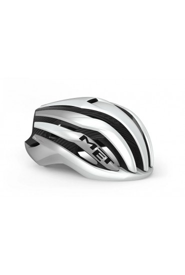 MET TRENTA 3K CARBON MIPS bicycle helmet, white grey, size M