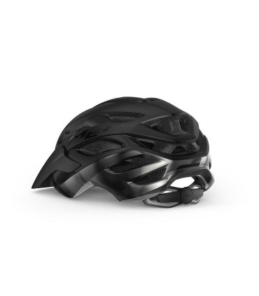 MET VELENO bicycle helmet, black red, size L