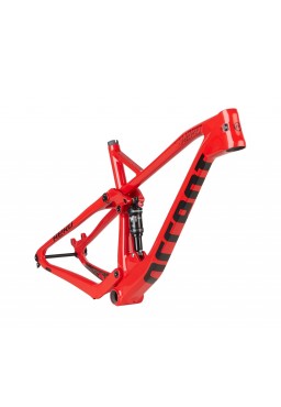 ACCENT Hero MTB 29" Carbon Frame, size L, Red Black, boost 148x12mm