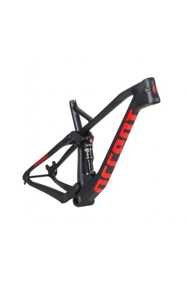 Rama MTB 29" ACCENT Hero Carbon L czarno-czerwona, boost 148x12mm