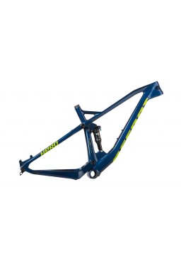 ACCENT Hero MTB 29" Carbon Frame, size XL, Blue Fluo Yellow, boost 148x12mm