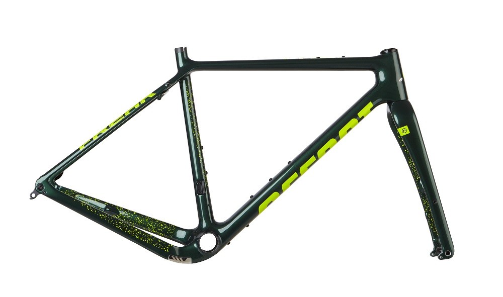 ACCENT Freak Carbon Gravel Bike Frame green lime Size XS