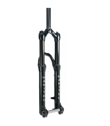 Amortyzator przedni Manitou Circus Expert 26, 130mm, czarny, oś 20mm
