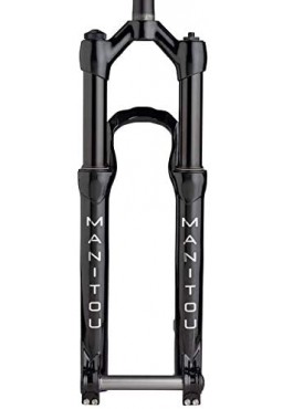 Manitou Circus Expert 26, 130mm, black, tapered, axle 20mm Bicycle Front Damper Air Shock 