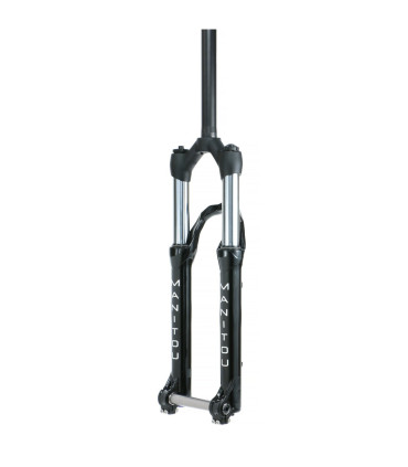 Manitou Circus Expert 26, 130mm, black, tapered, axle 20mm Bicycle Front Damper Air Shock 