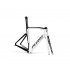 ACCENT Cyclone Carbon Road Bike Frame (frame, fork, seatpost, clamp) cosmic black, Size L (54 cm)