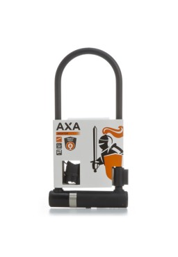 AXA Newton U-Lock 300mm/14mm Shackle Lock BLack