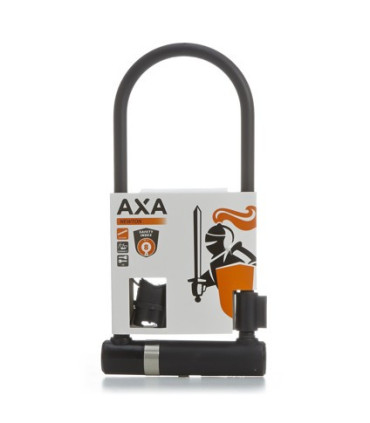 AXA Newton U-Lock 300mm/14mm Shackle Lock BLack