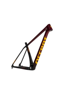 Rama ACCENT MTB 29" Peak Carbon Boost wiśniowo-pomarańczowa, rozmiar M, boost 148x12 mm