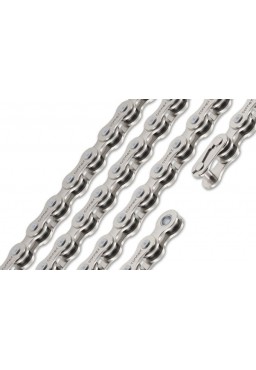 Wippermann CONNEX 7E8 124 Links Narrow Hub Gear Chain Nickel, Spring Clip