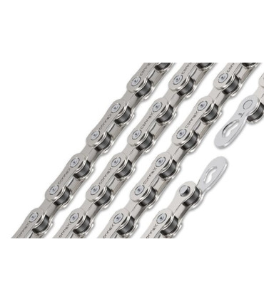 Wippermann CONNEX 808 114 Links, 8-Speed Derailleur Chain Nickel, Connex Link
